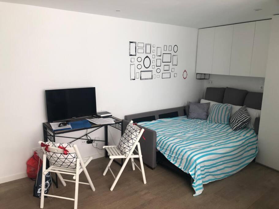 מדריד Tesoro Calle, Precioso Estudio Super Equipado Para Dos En Malasana מראה חיצוני תמונה